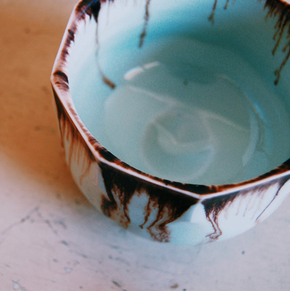 Porcelain madara Tea bowl of Matthias Kaiser (spedizione gratuita )